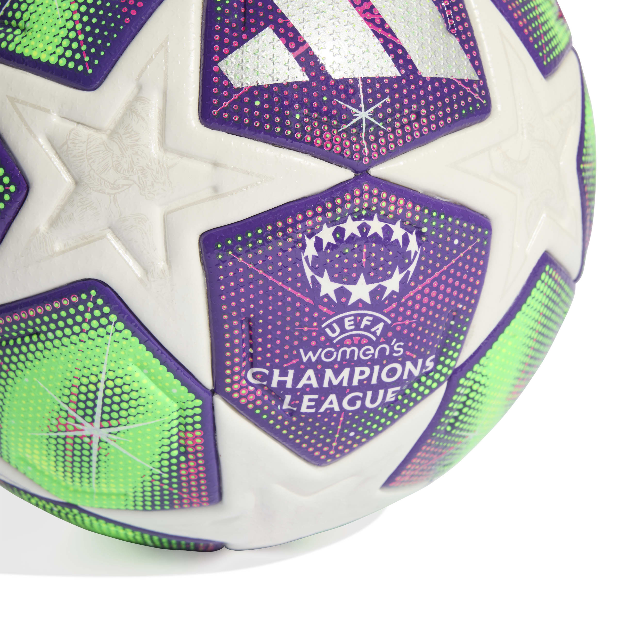 adidas UWCL League Stage Pro Soccer Ball 25/26 - White/Pink/Yellow - Best Buy Soccer